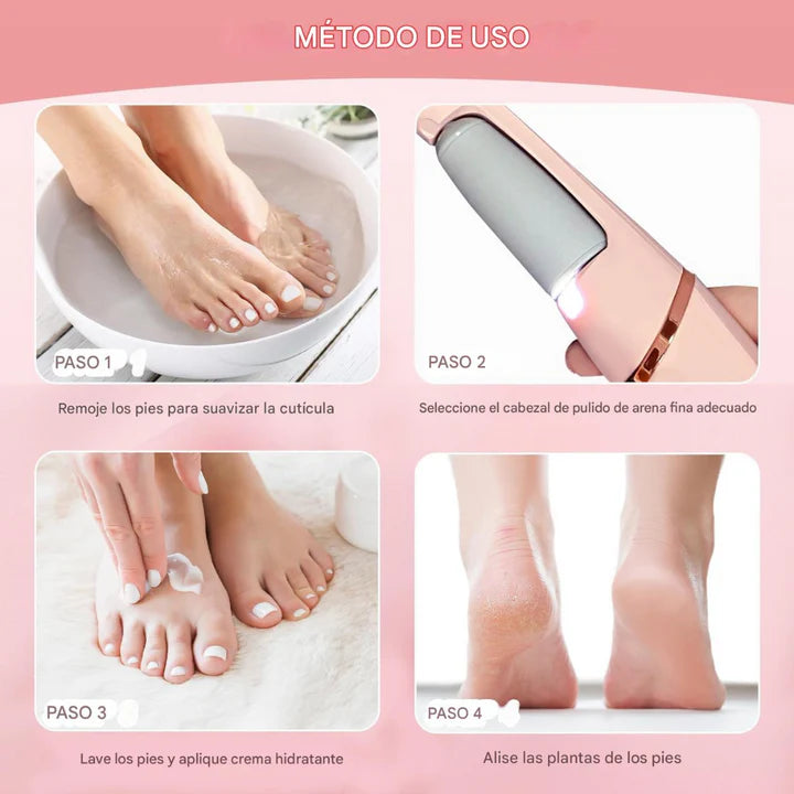 🔥 ¡Paga 1 y Llévate 2! Removedor de Callos Recargable – Adiós a los Callos y Piel Muerta en Minutos 🔥