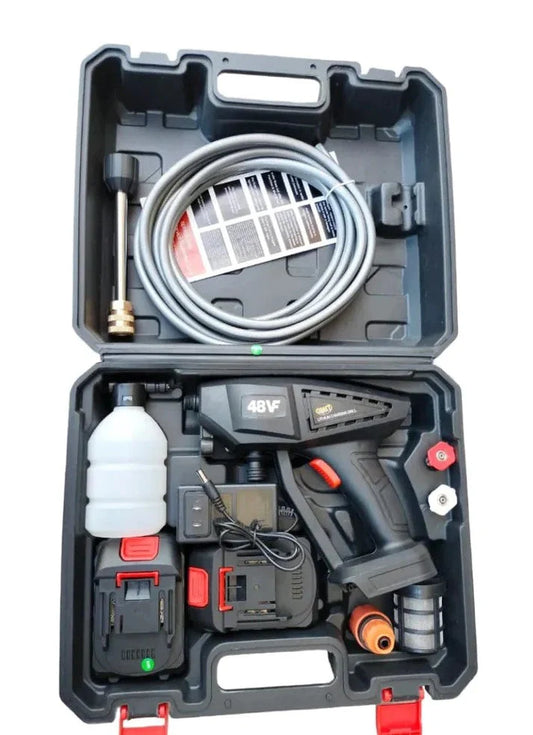 🔥HIDROLAVADORA RECARGABLE DE 48V: POTENCIA INALÁMBRICA PARA UNA LIMPIEZA PROFUNDA EN CUALQUIER LUGAR + 2 BATERÍAS🔥
