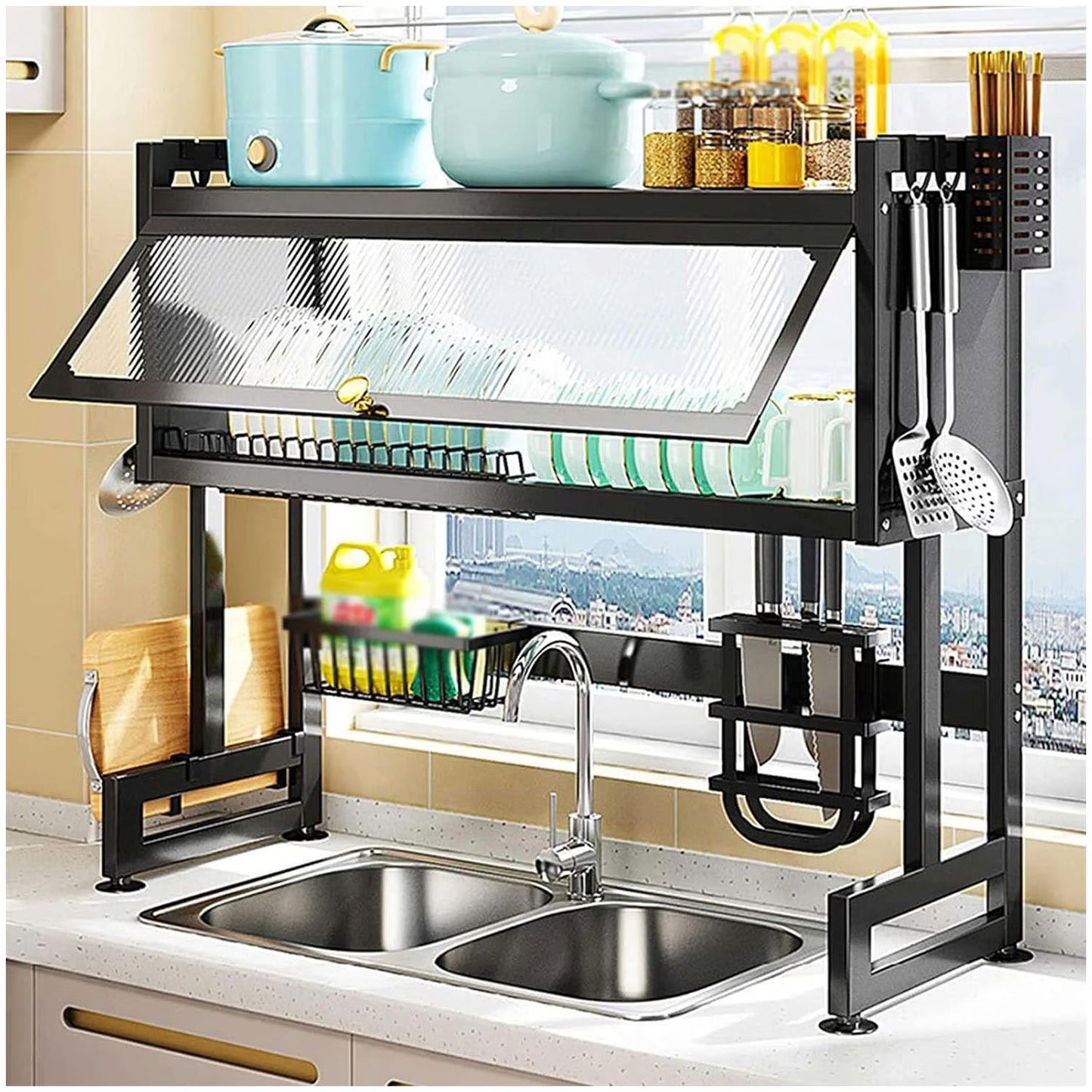 🔥 ¡Transforma tu cocina AHORA! Escurridor Alta Capacidad DryRack + Dispensador Automático de Agua GRATIS – ¡Solo Hoy, Aprovecha el Regalo Exclusivo!🔥