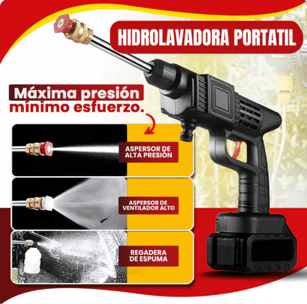 🔥HIDROLAVADORA RECARGABLE DE 48V: POTENCIA INALÁMBRICA PARA UNA LIMPIEZA PROFUNDA EN CUALQUIER LUGAR + 2 BATERÍAS🔥