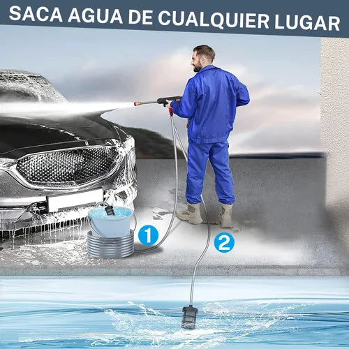 🔥HIDROLAVADORA RECARGABLE DE 48V: POTENCIA INALÁMBRICA PARA UNA LIMPIEZA PROFUNDA EN CUALQUIER LUGAR + 2 BATERÍAS🔥